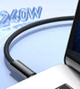 WANEW 240W Type-C to Type-C Magnetic Adsoption Organization Cable PD3.1 FCP SCP Fast Charging Data Transmission Thicken Copper Core Line 1M/1.5M Long for iPhone 16 16 Pro 15 Pro Max for Huawei Mate X for Samsung Galaxy Z Flip6 for Xiaomi MIX Fold4