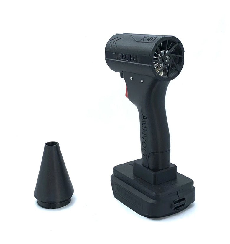 X40 Turbo Fan 600g Thrust 40mm Brushless Motor Compatible with 18-21V Mak Battery Lightweight with Nozzle Attachments