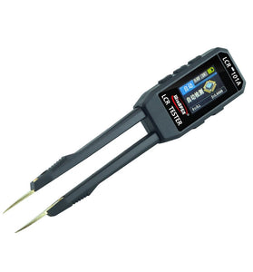 LCR-101A Digital Bridge Tweezers High Precision LCR Meter for SMD Capacitor Resistor Inductor Diode Testing 1.14 Inch Color Screen Type-C Rechargeable Professional Handheld Multimeter Tester Tester Tool