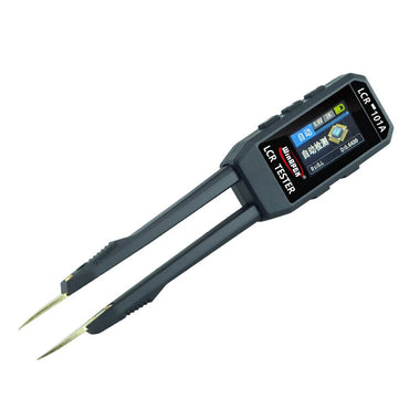 LCR-101A Digital Bridge Tweezers High Precision LCR Meter for SMD Capacitor Resistor Inductor Diode Testing 1.14 Inch Color Screen Type-C Rechargeable Professional Handheld Multimeter Tester Tester Tool