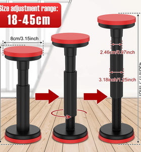 Cabinet Door Install Support Labor-Saving Support Rod Adjustable Height High Strength Nylon Material Furniture Stabilizer