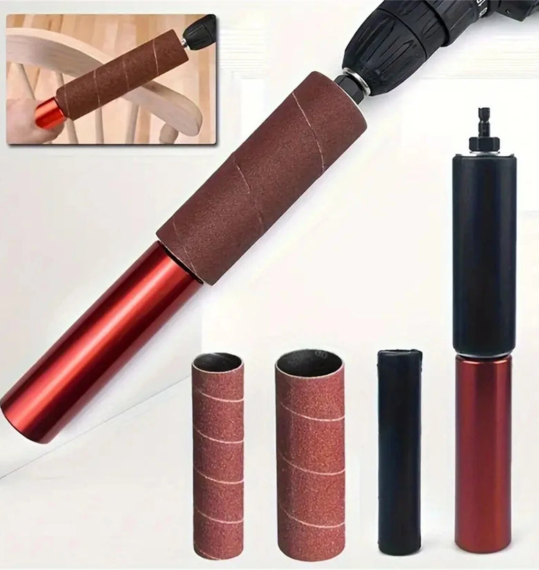 Sanding Rod 10PCS Spindle Sander Sleeves Sand Sleeves Woodworking Sanding Wood Metal Plastic Stone Mini Sanding Machine Electric Drill Attachment Lithium Electric Drill Conversion
