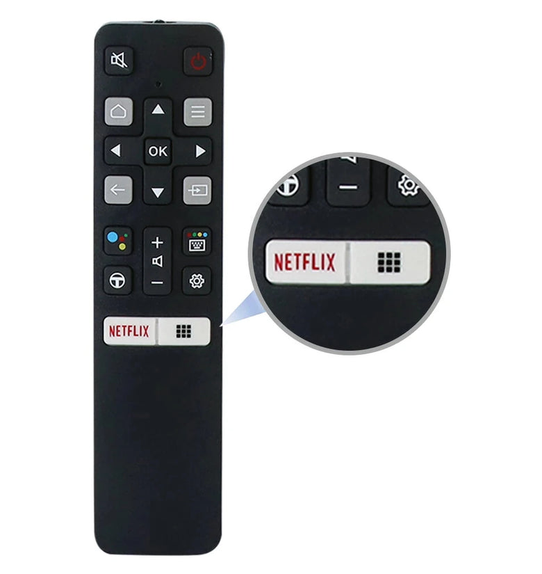 Smart Wireless Home TCL Remote Control with Netflex Button for Smart TV RC802V FUR6 FNR1 FMR1 TV bluetooth Remote Controller