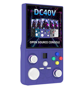 [128G]DC40V Open Source Retro WIFI Handheld Game Console 4000mAh 4.0-inch IPS Screen Quad-Core RK3326 Multiplayer Portable Pocket Video Player with Dual Replaceable Joysticks