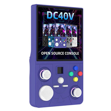 [128G]DC40V Open Source Retro WIFI Handheld Game Console 4000mAh 4.0-inch IPS Screen Quad-Core RK3326 Multiplayer Portable Pocket Video Player with Dual Replaceable Joysticks