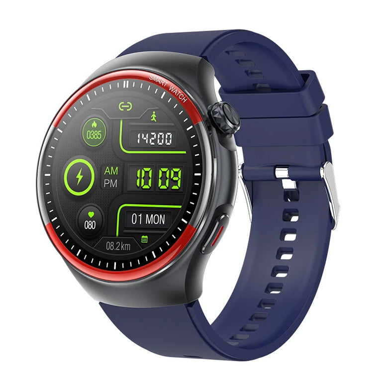 T82 1.43inch AMOLED Display Non-invasive Blood Glucose HRV Detection Metto Function NFC bluetooth Call Heart Rate Blood Pressure SpO2 Monitor Sleep Monitoring SOS Emergency Call Multi-sport Modes Music Playback IP68 Waterproof Smart Watch