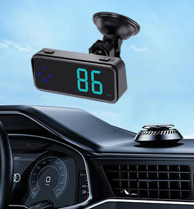 Car HUD Head Up Display LED Display Alert Speeding Alert Car LED Display Clock Car SUV RV Miles/Hour Switchable KM/H MPH