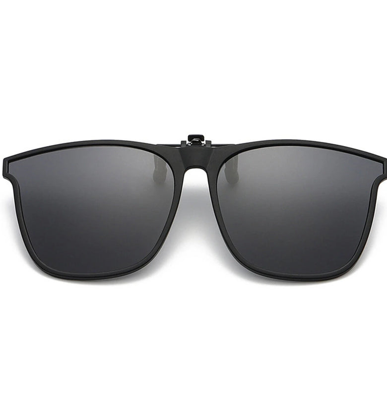 Polarized Clip-On HD Sunglasses Men Women UV400 Protection Car Driver Myopia Clip-On Sun Glasses for Outdoor Travel Fishing