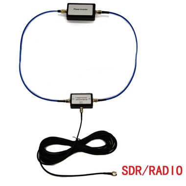 Portable Passive Magnetic Antenna Amplifier T-Shaped BALUN 10 kHz-30 MHz HF Up To 300 MHz VHF 250 mW SMA BNC Low Loss Wideband