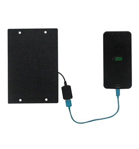 5W 5V ETFE Solar Panel Charger USB Portable Solar Charger A Grade Monocrystalline Waterproof Ultra Slim Solar Phone Charger with Carabiner for Power Bank Outdoor Camping