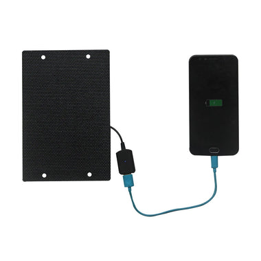 5W 5V ETFE Solar Panel Charger USB Portable Solar Charger A Grade Monocrystalline Waterproof Ultra Slim Solar Phone Charger with Carabiner for Power Bank Outdoor Camping