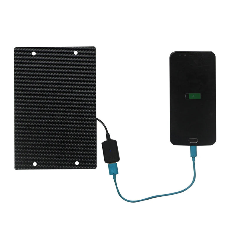 5W 5V ETFE Solar Panel Charger USB Portable Solar Charger A Grade Monocrystalline Waterproof Ultra Slim Solar Phone Charger with Carabiner for Power Bank Outdoor Camping