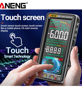 ANENG 683 Smart Multimeter High-end Touch 6000 Counts Multimetro Test Rechargeable Multitester AC/DC Voltage Tester Current Tool