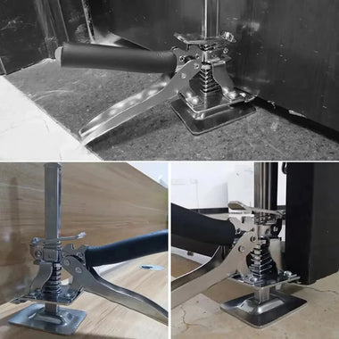 Labor-Saving Arm Handheld Jack Tool Door Use Board Lifter Cabinet Jack Clamp Tile Leveling System Tool for Floors Or Doors