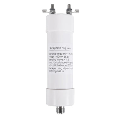 1000W High Power 1:4 Balun Winton Antenna Dedicated Unbalanced to Balanced 50 Ohm to 200 Ohm Shortwave