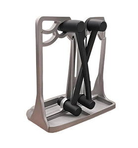 Professional Stainless Steel Manual Knife Sharpener Dual Slot Design Fine Grit Sharpening Rod Compact Kitchen Tool for Knife Scissors Sleek Metallic Finish Eco-Friendly