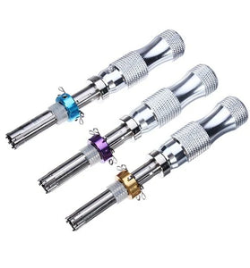 DANIU 3Pcs Tubular 7 Pins Lock Pick Tool Locksmith Tool Lock Pick Set