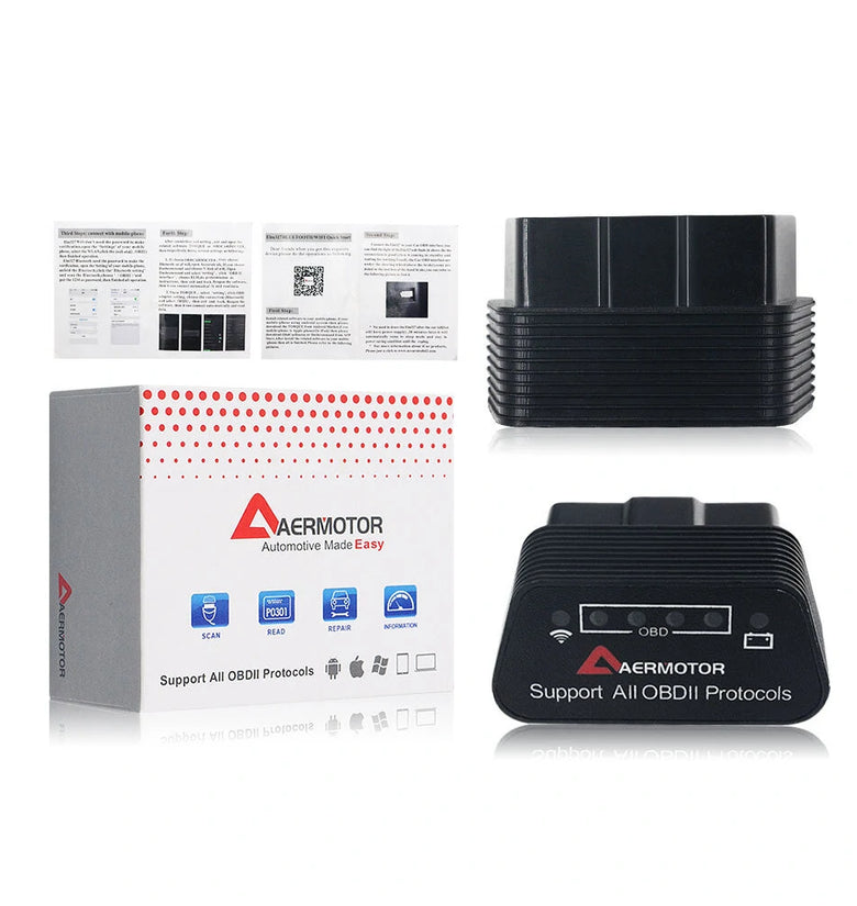 Aermtor WIFI ELM327 V1.5 Mini  OBD2 Scanner for Multi-brands CAN-BUS as same as ELM327 wifi