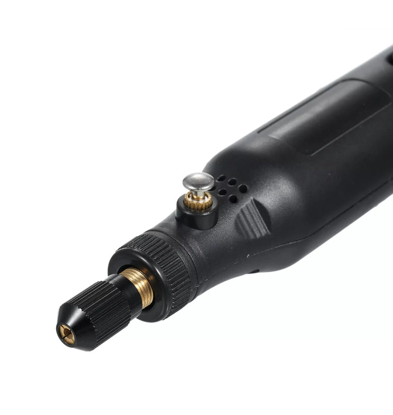 Electric Polisher Cordless Rotary Tool with Digital Display 1500mAh Battery 3 Speed Settings 25Pcs Accessory Kit DIY Crafts Projects