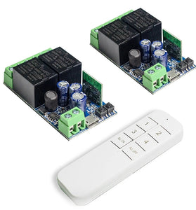 EWelink Smart WiFi 2CH Relay Smart Switch DC 5V 7V 12V 24V 48V Wireless Remote Control 2 Way Relay Work with Alexa Googole Home Voice Control