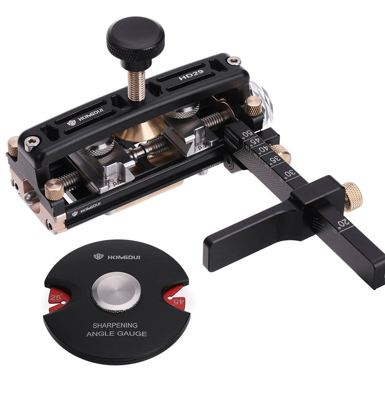 HONGDUI HD29 Honing Guide Woodworking Sharpening System Chisel Sharpening Kit Fits Planer Blades
