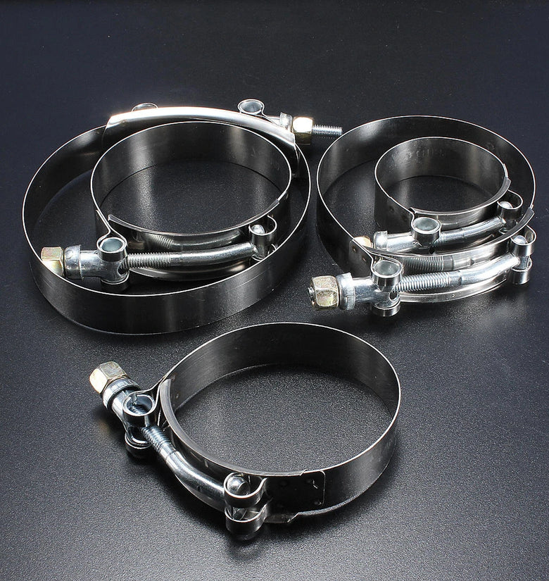 Stainless Steel Hose Clamps Exhaust T Bolt Marine Pipe Clip T Bolt
