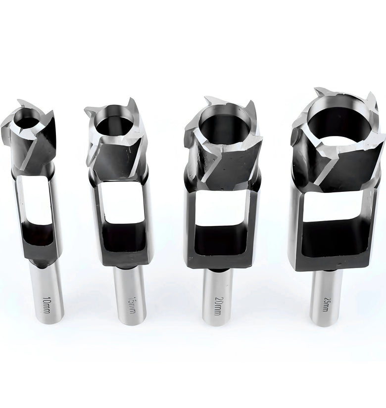 High Carbon Steel Tenon Plug Cutter 13mm Shank 8mm 10mm 12mm 15mm 20mm Woodworking Drill Bit Tapered Tool for Furniture Carpentry Projects