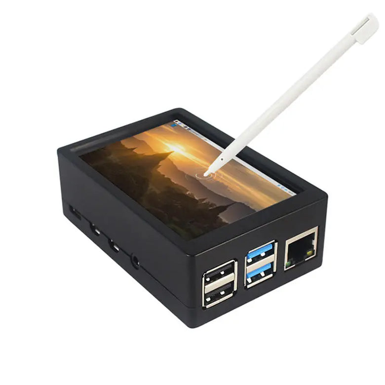 3.5inch TFT 480*320 50FPS Touch Screen Display ABS Case Kit for Raspberry Pi 4B