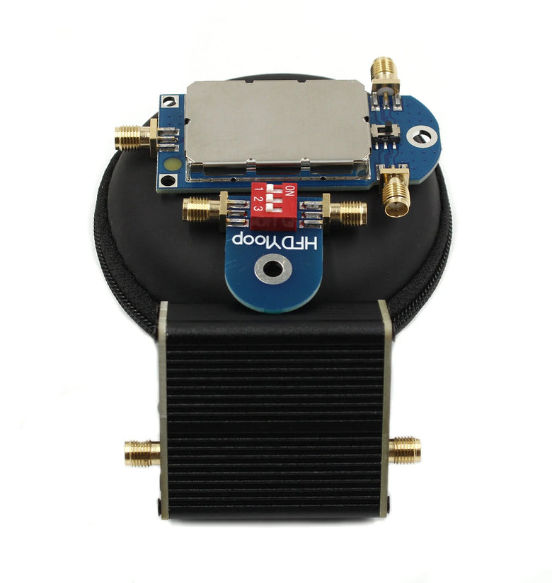 50K-500MHz Wideband Active Small Magnetic Loop Antenna LZ1AQ Amplifier HF AM FM VHF UHF SDR Receiver Radio