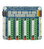 Raspberry Pi 5 GPIO Status LED Terminal Block BreakoutBoard HAT ADC/DCA Sensor for Raspberry Pi 5 4B 3B+ Test Expansion Board