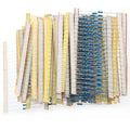 1000Pcs Metal Film Resistors Assorted Kit 0.25W 1/4W 50 Kinds Resistance Values 0.1 to 10M 1% High Precision Electronics Components