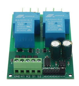 30A 12V 24V DC Motor Controller Relay Board Forward Reverse Control Limit Start Stop Switch for Garage Door Crane Elevator