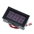 AC 70-500V 0.56inch Two-wire Digital Voltmeter LED Digital Display 2 Wires Red Green Blue Display AC Voltage Meter Head AC220V Mains Power 380V Industrial Power