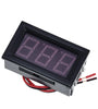 AC 70-500V 0.56inch Two-wire Digital Voltmeter LED Digital Display 2 Wires Red Green Blue Display AC Voltage Meter Head AC220V Mains Power 380V Industrial Power