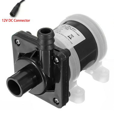 JT-750B4 12V/24V Solar Shower Pump 4-Thread DC Water Pump for Water Heating  Floor Heating  and Boosting Circulation