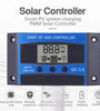MPPT Solar Charge Controller 10A-100A with LCD Display for Lead-Acid and Lithium Batteries High Efficiency Maximizes Energy Harvest