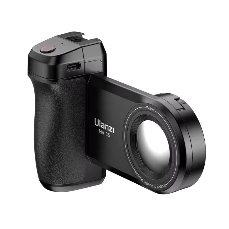 Ulanzi MA35 MagSafes Smartphone Camera Shutter Grip bluetooth Selfie Handle as Camera Photo Stabilizer Vertical Horizontal Shooting