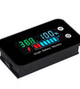 LiFePO4 Lithium Battery Monitor  IPX7 Waterproof with Bracket Color Display 7-100V for Car Motorcycle Golf Cart Meter Digital Battery Capacity Remaining Capacity Percentage Tester with Buzzer Alarm Temperature