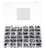 Aemedy 1000pcs 36 Values 0.1uF 50V-1000uF 16V Capacitors 4.7UF 10UF 22UF 33UF 47UF Electrolytic Capacitor Assortment Box Kit