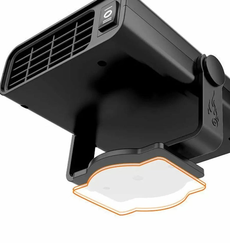 12V/24V Portable Mini Car Heater Defogger Windshield Defrosting Car Windshield Defroster Machine Winter Warmth & Heating