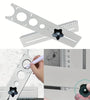 Adjustable hole positioning ruler 360 Degree Drilling Hole ile Marble Glass Ceramic Floor Tools Hole Opener Locator