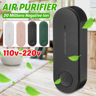 Anion Air Purifier Negative Ion Generator 5 Million Ion Output Energy Efficient Design Various Colors Suitable for Bedrooms Living Rooms and Offices