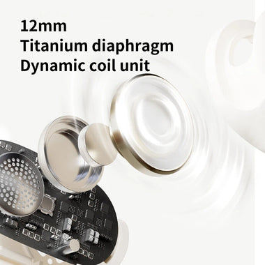 Lenovo EA390 OWS Headset Wireless bluetooth 5.4 Earphone 12mm Titanium Diaphragm Dynamic Coil Unit 360 Surround Sound AI Call Noise Reduction 24H Playback Low Game Latency Earhooks Sports Headphones