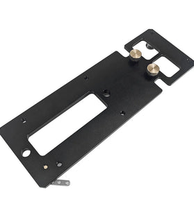 Fonson Aluminum Alloy Mini Track Saw Square Woodworking Guide Rail Square 90 Degree Right Angle Guide Plate