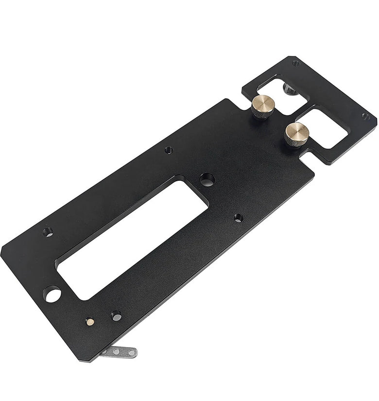 Fonson Aluminum Alloy Mini Track Saw Square Woodworking Guide Rail Square 90 Degree Right Angle Guide Plate