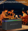 SANSUI G003 200W Speaker bluetooth Speakers with Microphone 98mm*2 58mm*2 Drivers DSP Chip RGB Lighting 18500mAh Battery TWS IPX6 Waterproof Hands-free Call Support TF Card USB AUX Outdoors Portable Speaker