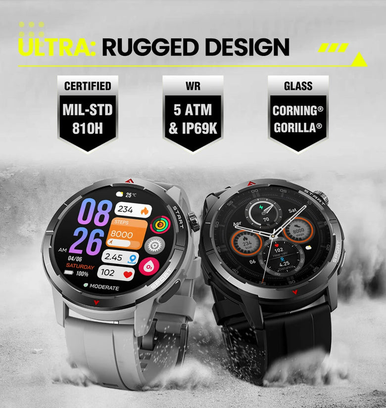 [World Premiere]Zeblaze Stratos 3 Ultra 1.43 inch AMOLED GPS Dual Brand GNSS 5 ATM IP69K Waterproof Health Management Ultimate Outdoor GPS Smart Watch