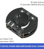 A502 30W+30W 2.0 Dual Channel Digital Stereo HiFi bluetooth 5.0 Amplifier Board 30W*2 Supports AUX/USB Drive/TF Card DC 8-24V
