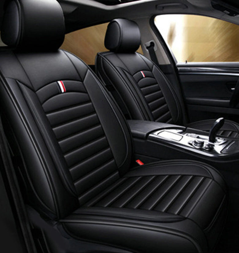 Universal Car Front Seat Mat Covers PU Leather Breathable Cushion Pad