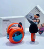 Wireless bluetooth Speaker with Microphone LED Light 2000mAh Portable Karaoke Machine Kit